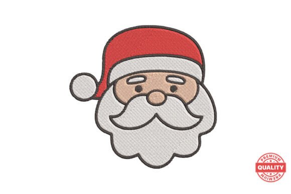 Cute Santa Claus Embroidery File